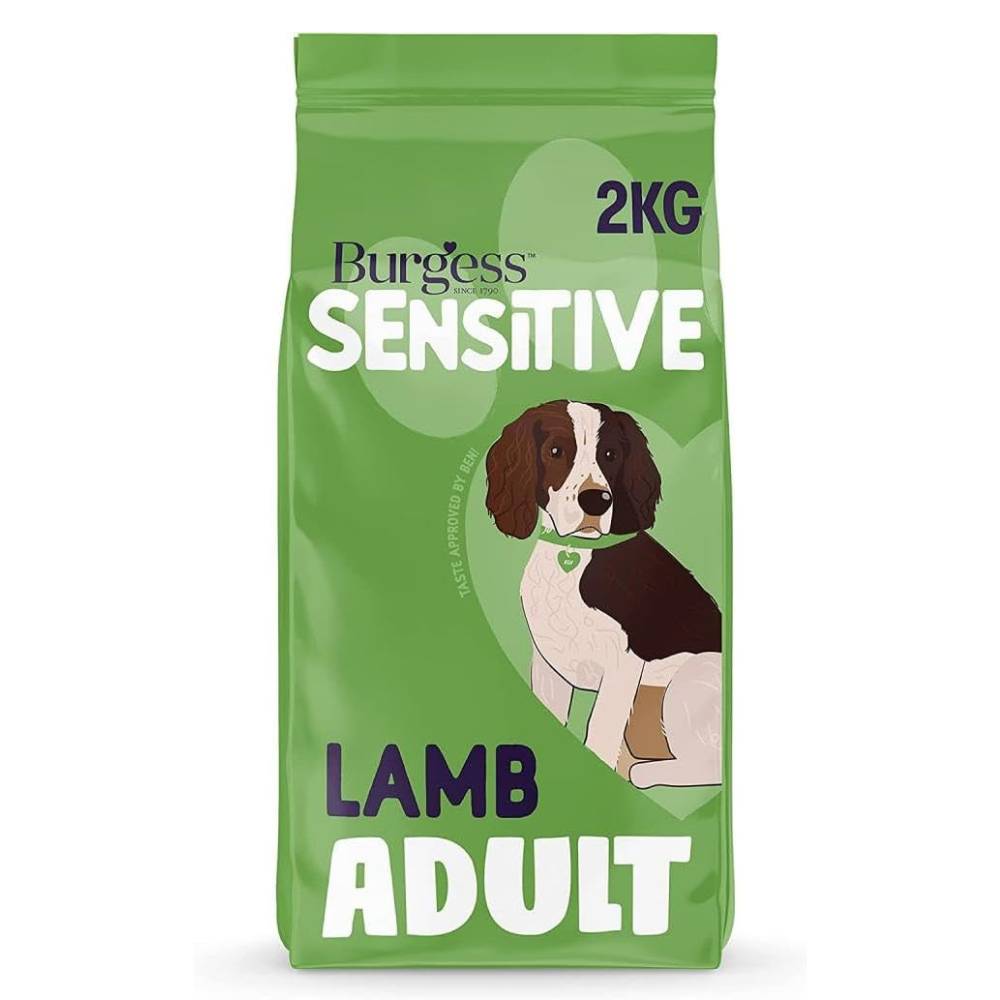 Burgess - Sensitive Adult Lamb Dry Dog Food-2 Kg