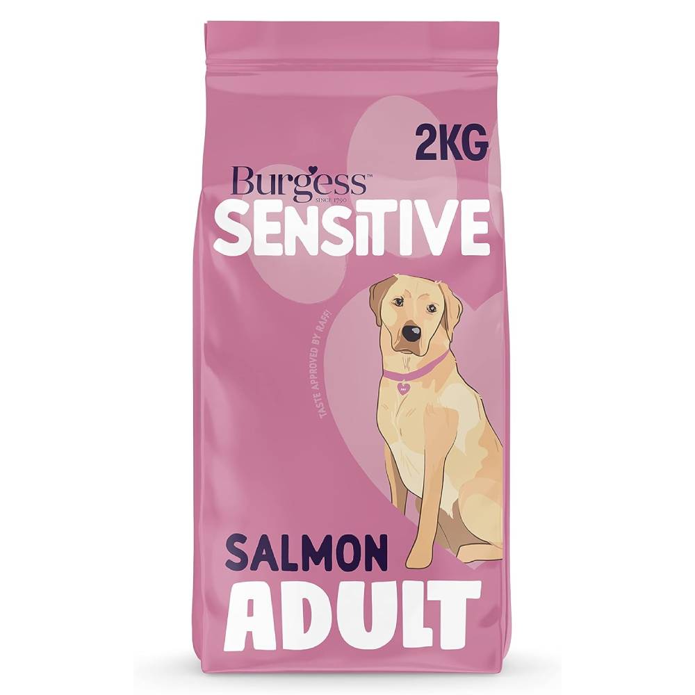 Burgess Sensitive Adult Salmon Dry Dog Food -2 Kg