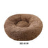 Coco Kindi - Soft Plush Round Bed - Coffee