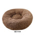 Coco Kindi - Soft Plush Round Bed - Coffee