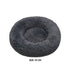 Coco Kindi - Soft Plush Round Bed- Dark Grey