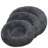 Coco Kindi - Soft Plush Round Bed- Dark Grey