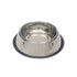 Medium Stainless Bowls With Rubber Ring (21 CM)