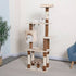 Go Pet Club - 67″ IQ Busy Box Cat Tree Condo with Sisal Covered Scratching Posts