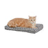 Midwest - QuietTime Deluxe Ombré Swirl Pet Bed – 18 inch (Grey)