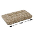 Midwest - QuietTime Deluxe Ombre Swirl Taupe to Mocha Pet Bed 30"