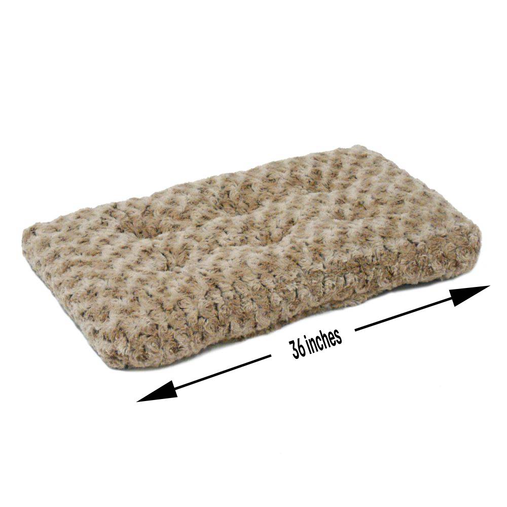 Midwest - QuietTime Deluxe Ombre Swirl Taupe to Mocha Pet Bed 30"