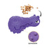 GiGwi - Dumbbell Heads Hippo – Squeak and Stuffable