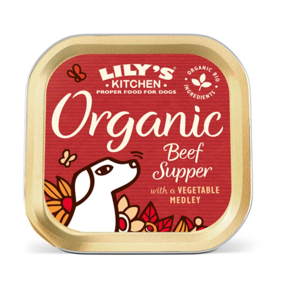 Lily's Kitchen - Organic Beef Supper Wet Dog Food 150g