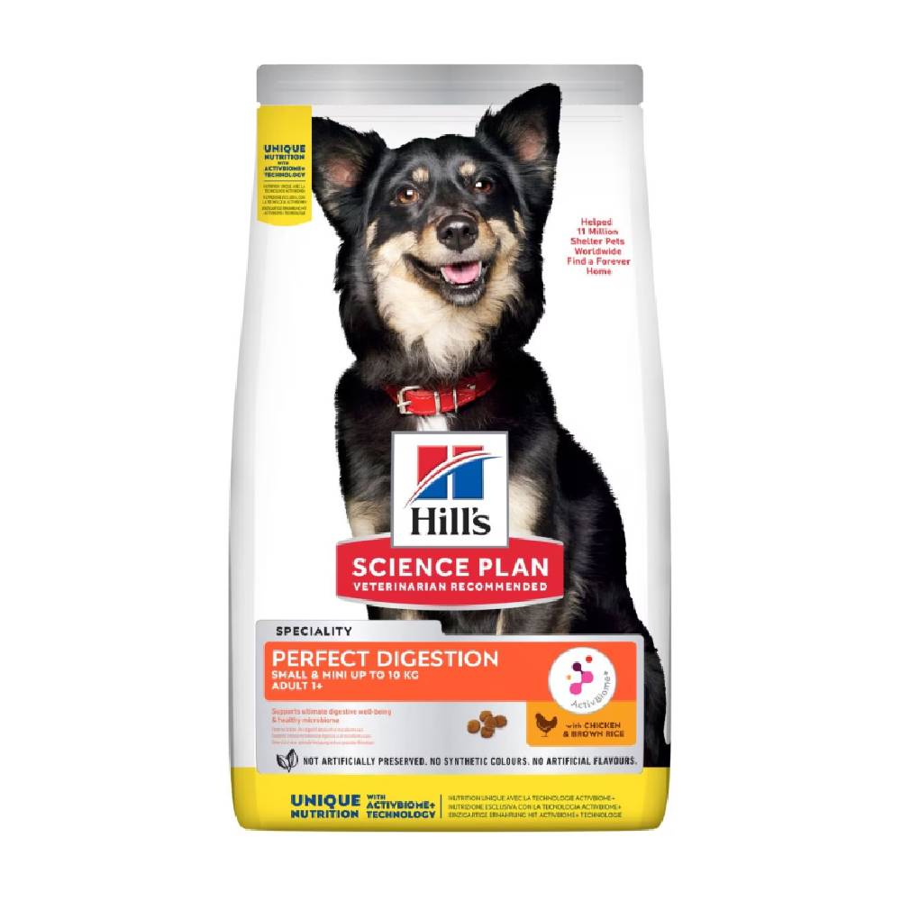Hills - Science Plan Perfect Digestion Small & Mini Adult 1+ With Chicken & Brown Rice