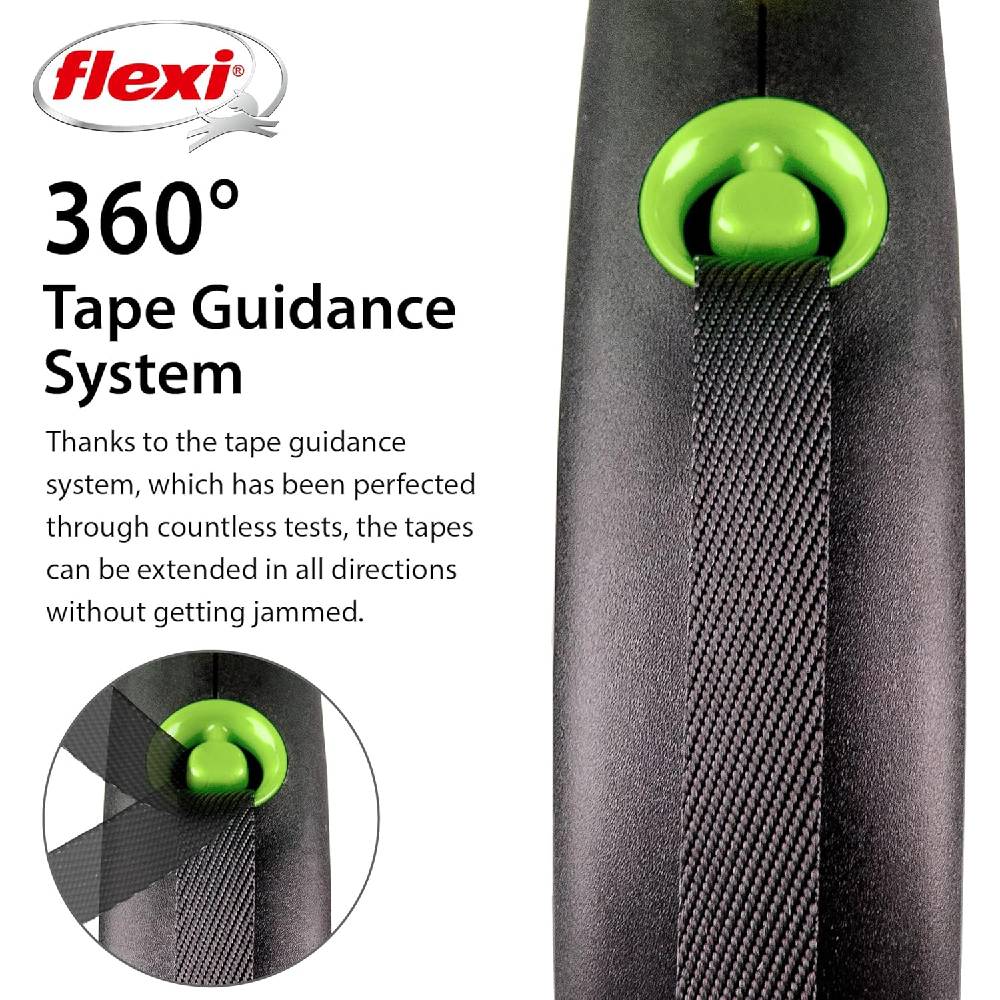 Flexi - Black Design S Tape 5m - Green