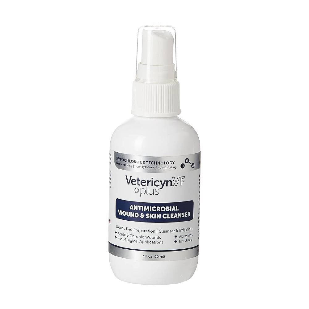 Vetericyn VF Plus Antimicrobial Wound and Skin Cleanser 3oz