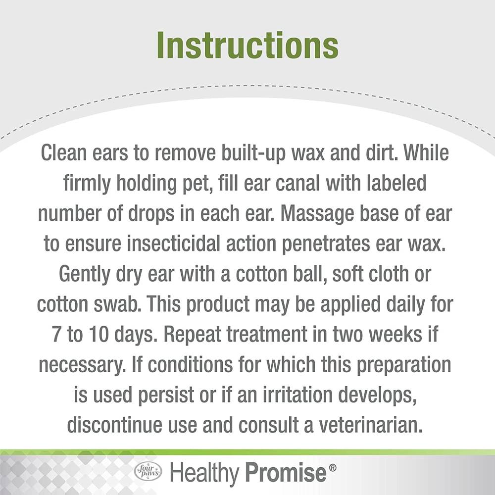 Four Paws - Ear Mite Remedy - .75Oz