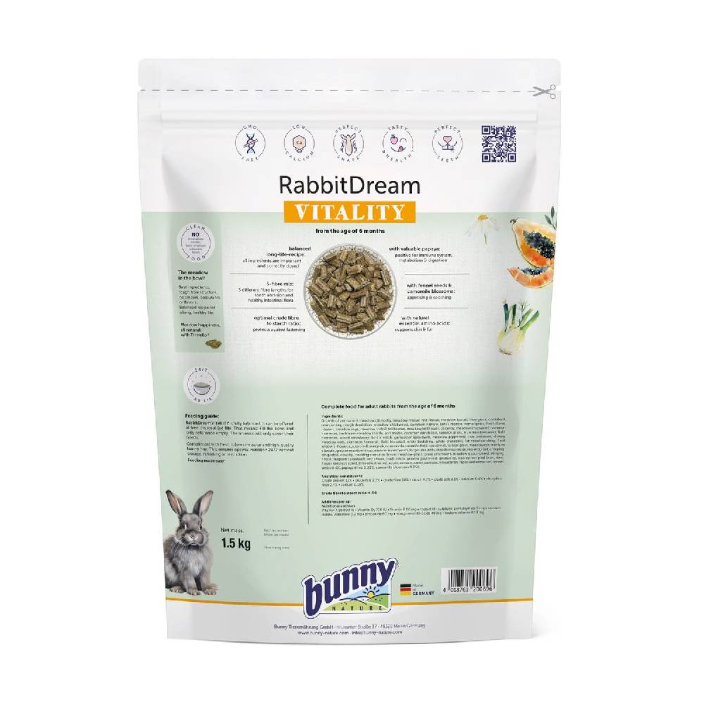 Bunny Nature - RabbitDream VITALITY 1.5 Kg