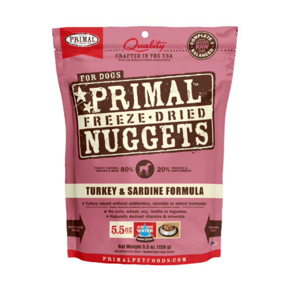 Primal - Canine Nuggets Freeze Dried Food For Dog 5.5oz/156g