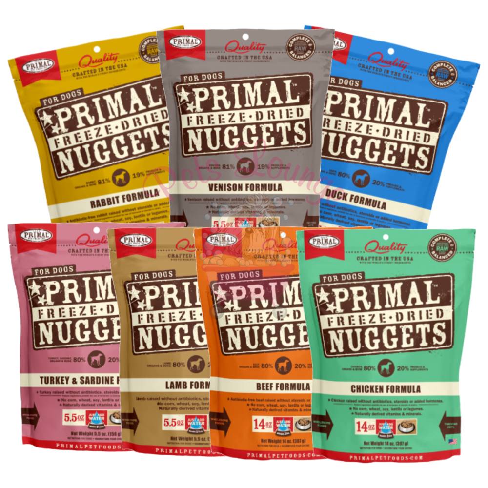 Primal - Canine Nuggets Freeze Dried Food For Dog 5.5oz/156g