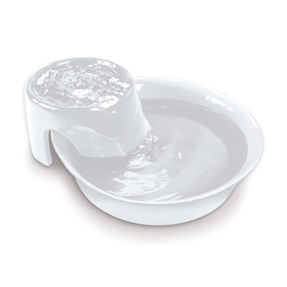 Pioneer - Big Max Ceramic Pet Drinking Fountain 128oz (White)