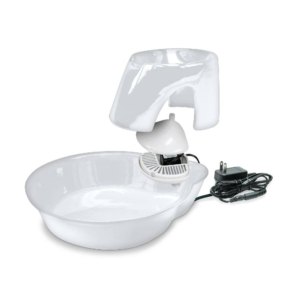 Pioneer - Big Max Ceramic Pet Drinking Fountain 128oz (White)