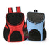 For Pet - Breathable Mesh Portable Double Shoulder Backpack - Blue