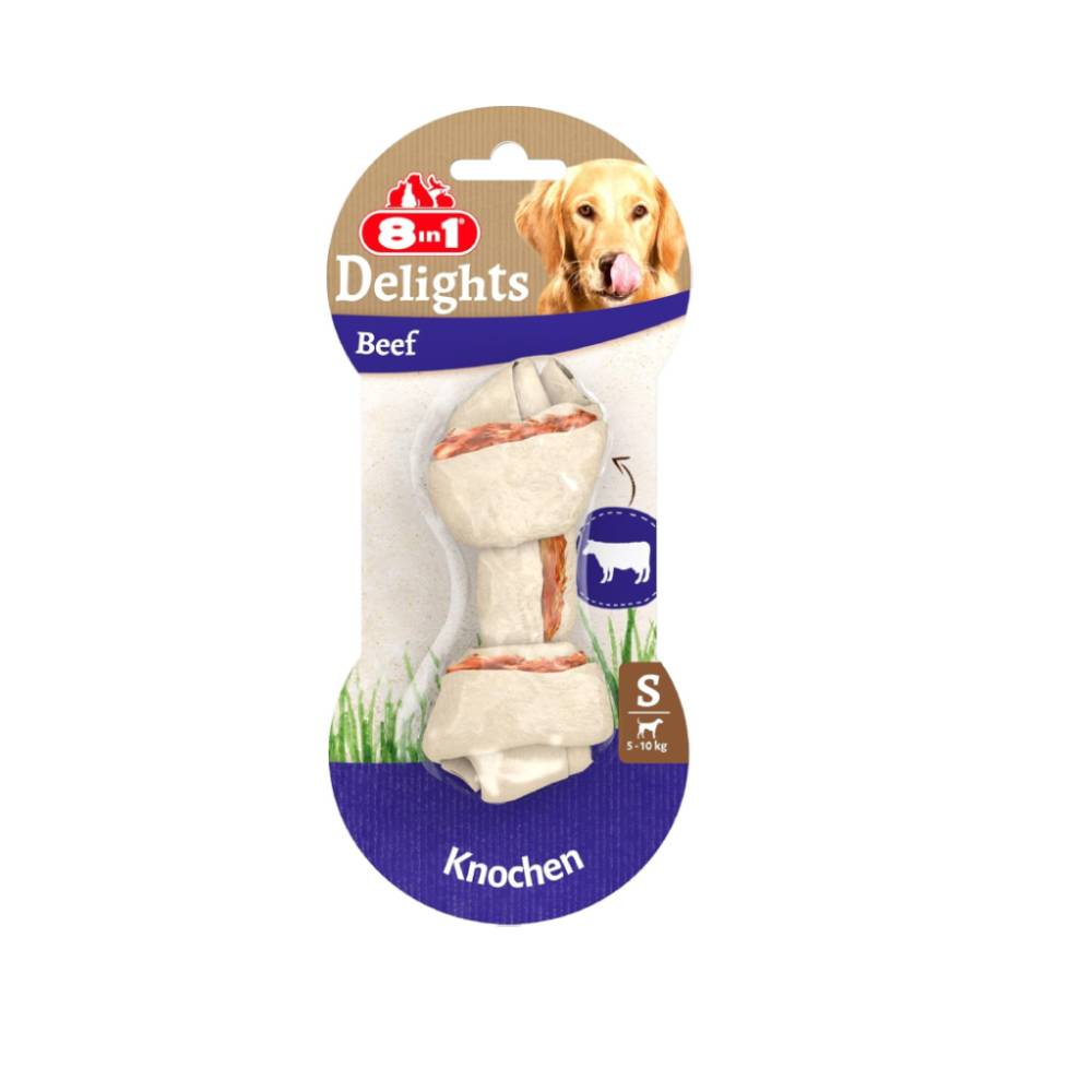 8in1 Beef Delights Bone - Small
