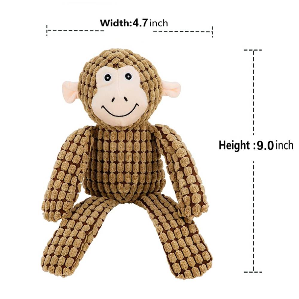 For Pet - Plush Squeaky Flannel Animal Toy