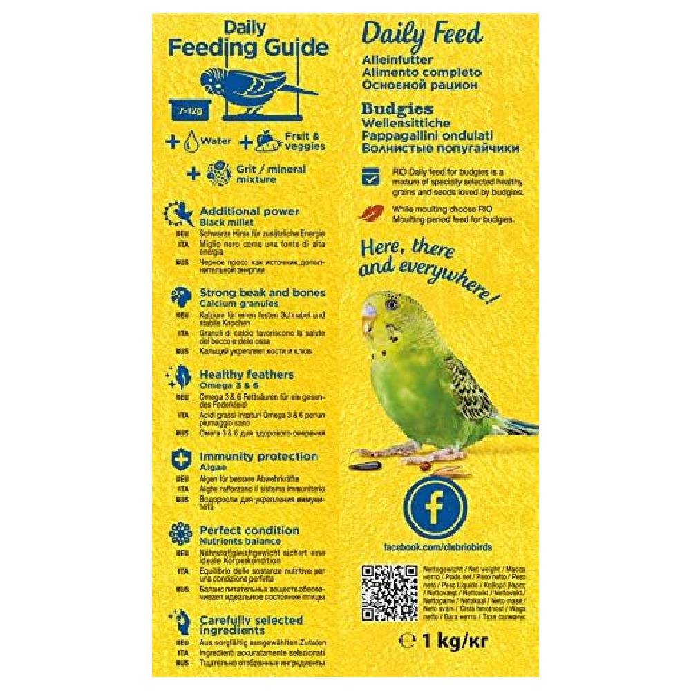 RIO - Daily Food For Budgies