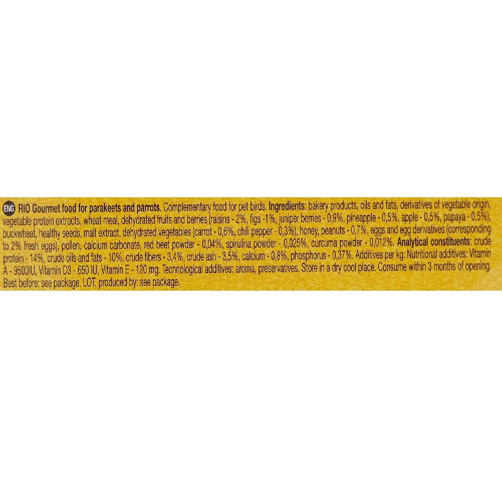 RIO - Gourmet Food For Parakeets And Parrots 250G