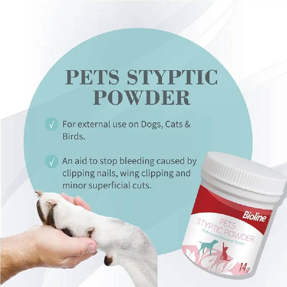 Bioline - Pets Blood Stopper Styptic Powder 14G