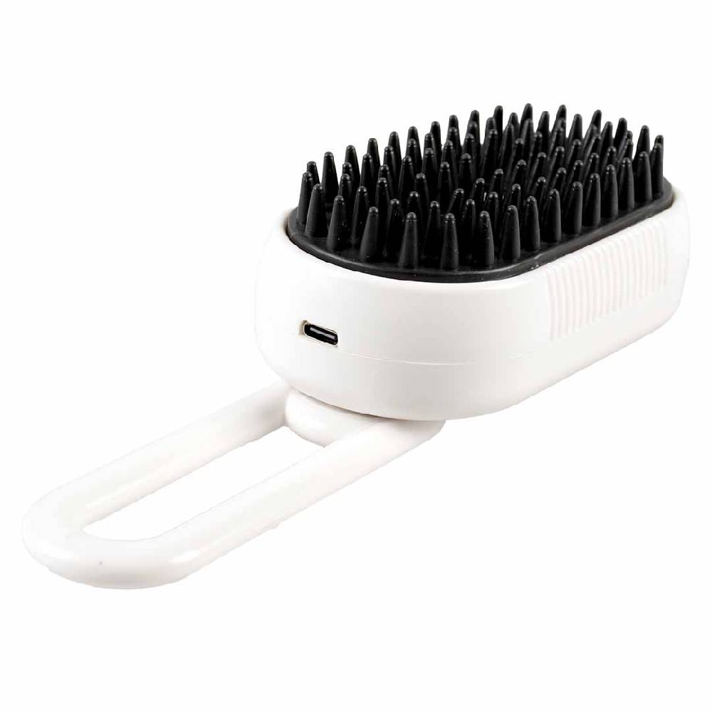 Duvo - Steamy Massage Brush 12X6,5X5Cm Black