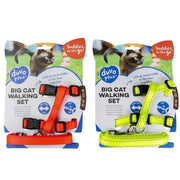 Duvo - Big Cat Walking Set Reflective (1pc, Mixed color) Uni 30-50cm / 12Mm - 125cm