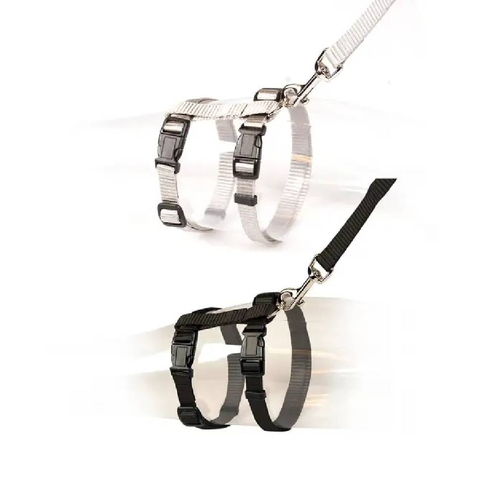 Duvo - Big Cat Walking Set Uni (1pc, Mixed Colors) 30-50cm / 12Mm - 125cm