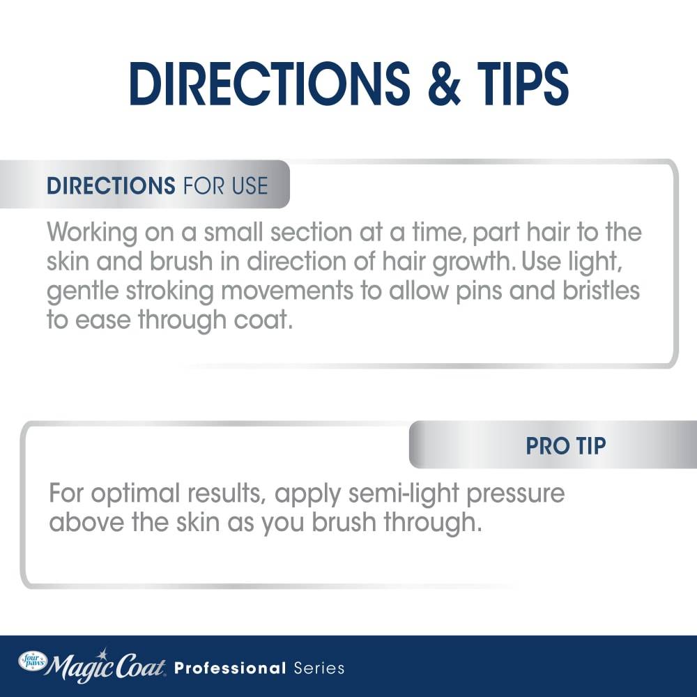 Four Paws - Magic Coat Professional Series Self Cleaning Slicker Large One Size