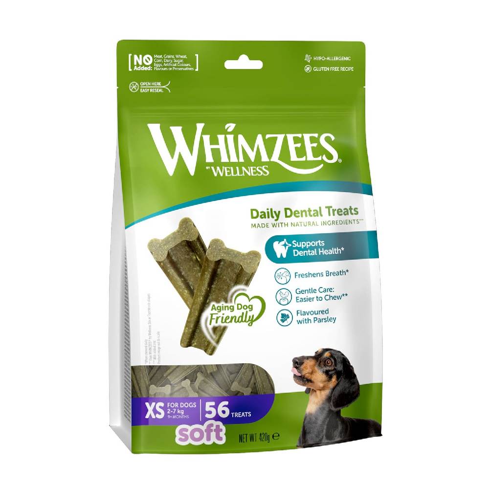 Whimzees - Soft Daily Dental Dog Treats Value Bag