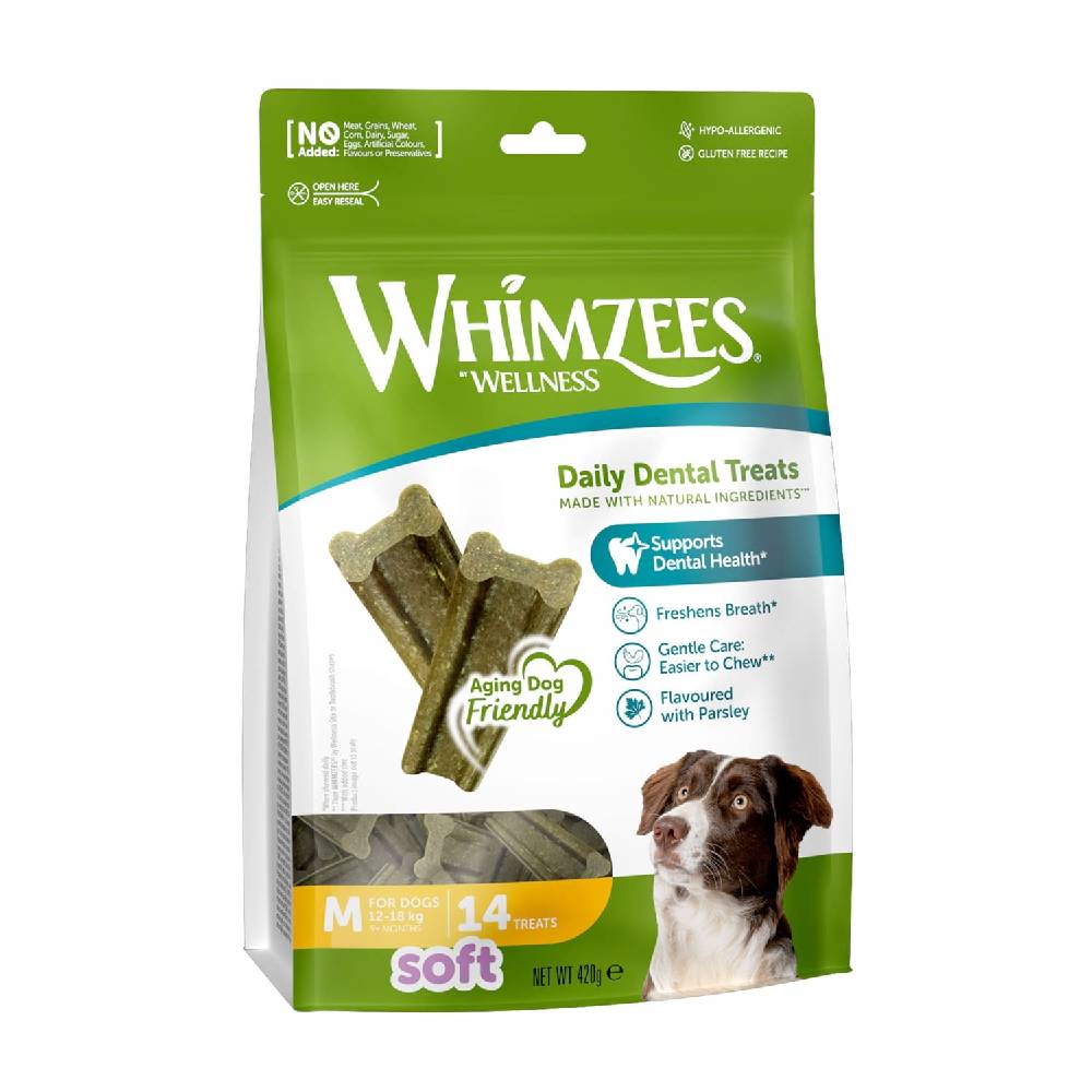 Whimzees - Soft Daily Dental Dog Treats Value Bag