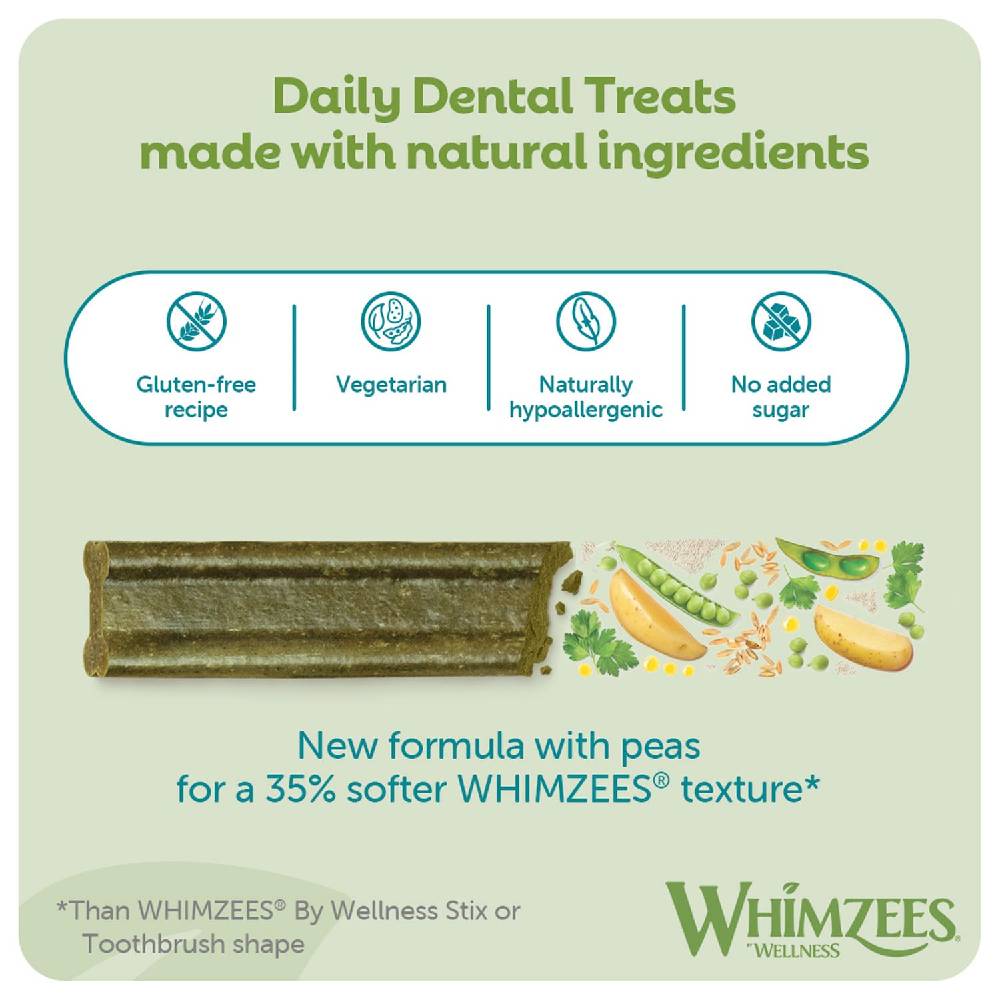 Whimzees - Soft Daily Dental Dog Treats Value Bag