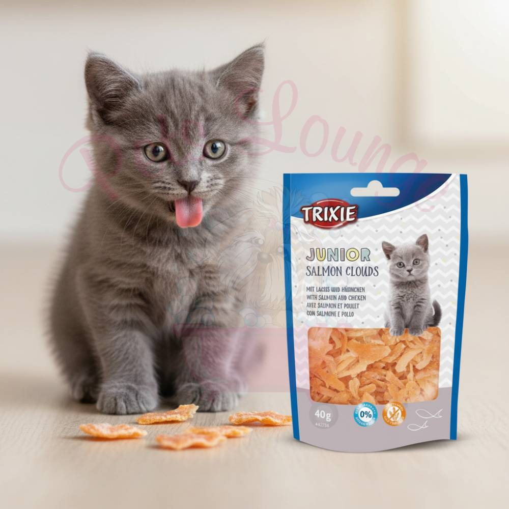Trixie - Junior Salmon Clouds Cat Treats 40G
