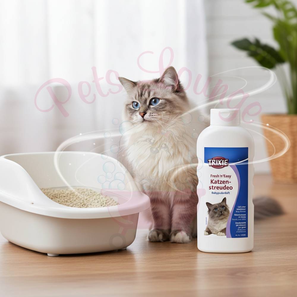 Trixie - Fresh'n' Easy Baby Powder Cat Litter Deodorizer 750g