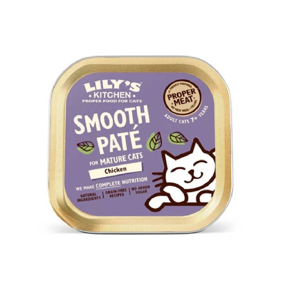 Lily's Kitchen - Chicken Pate for Mature Cats Wet Food 85G