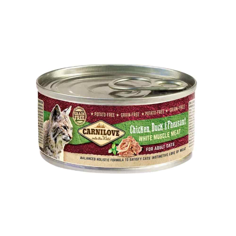 Carnilove Chicken, Duck & Pheasant For Adult Cats 100g