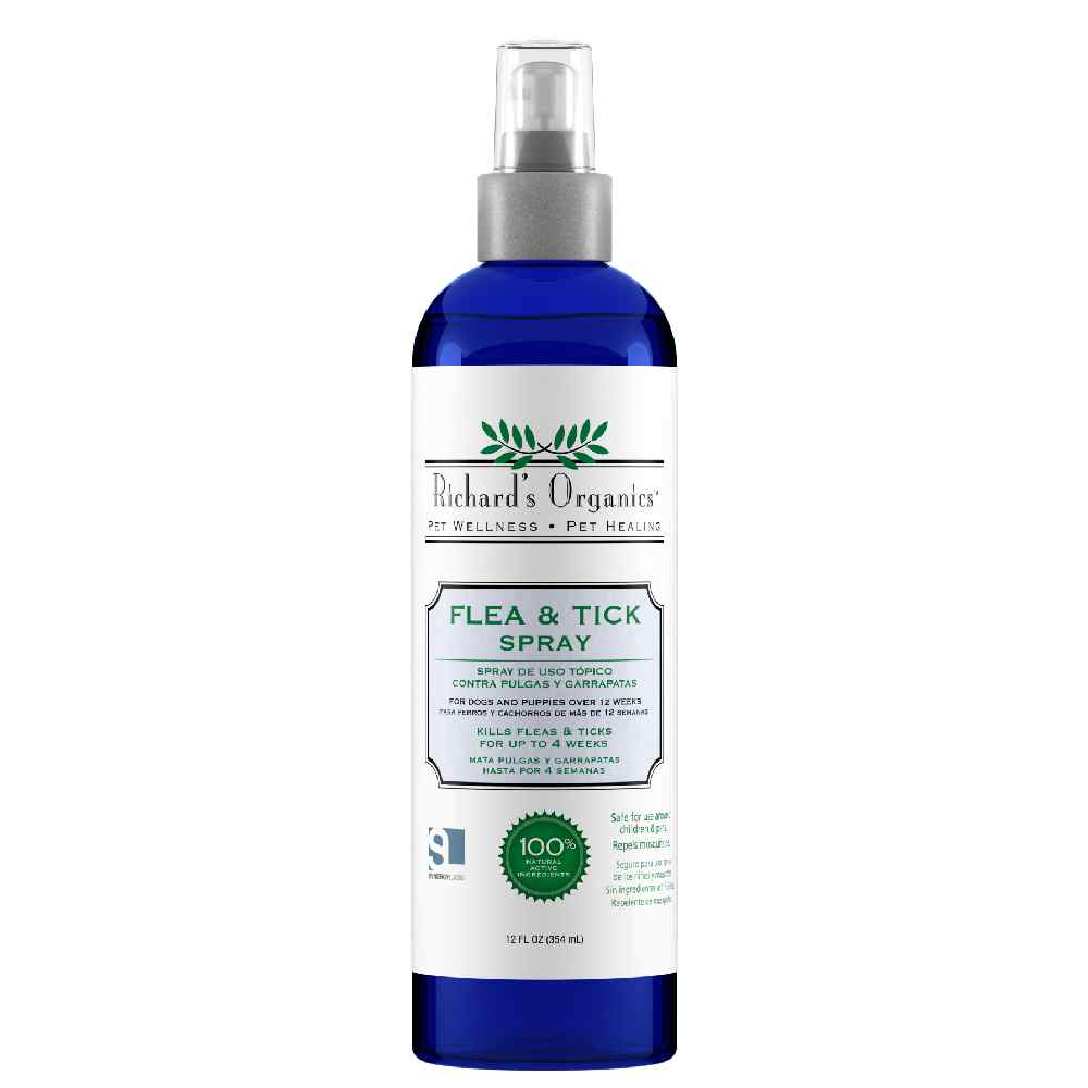 Synergy Labs - Richard Organic Flea & Tick Spray-Dog - 354 ML
