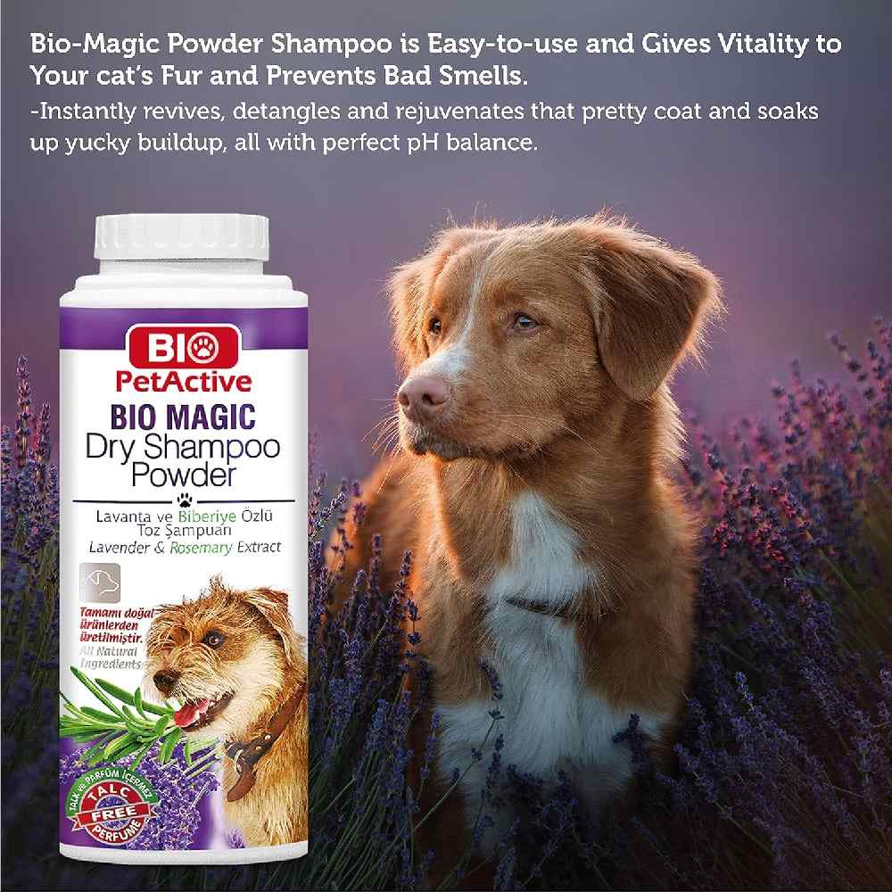 Bio - Magic Dry Shampoo Powder (For Dogs) 150Gm