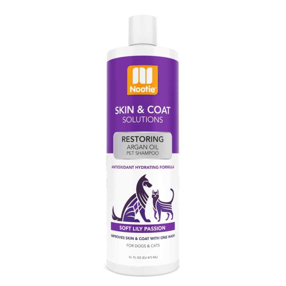 Nootie Restoring Argan Oil Shampoo - Soft Lilly Passion 16Oz