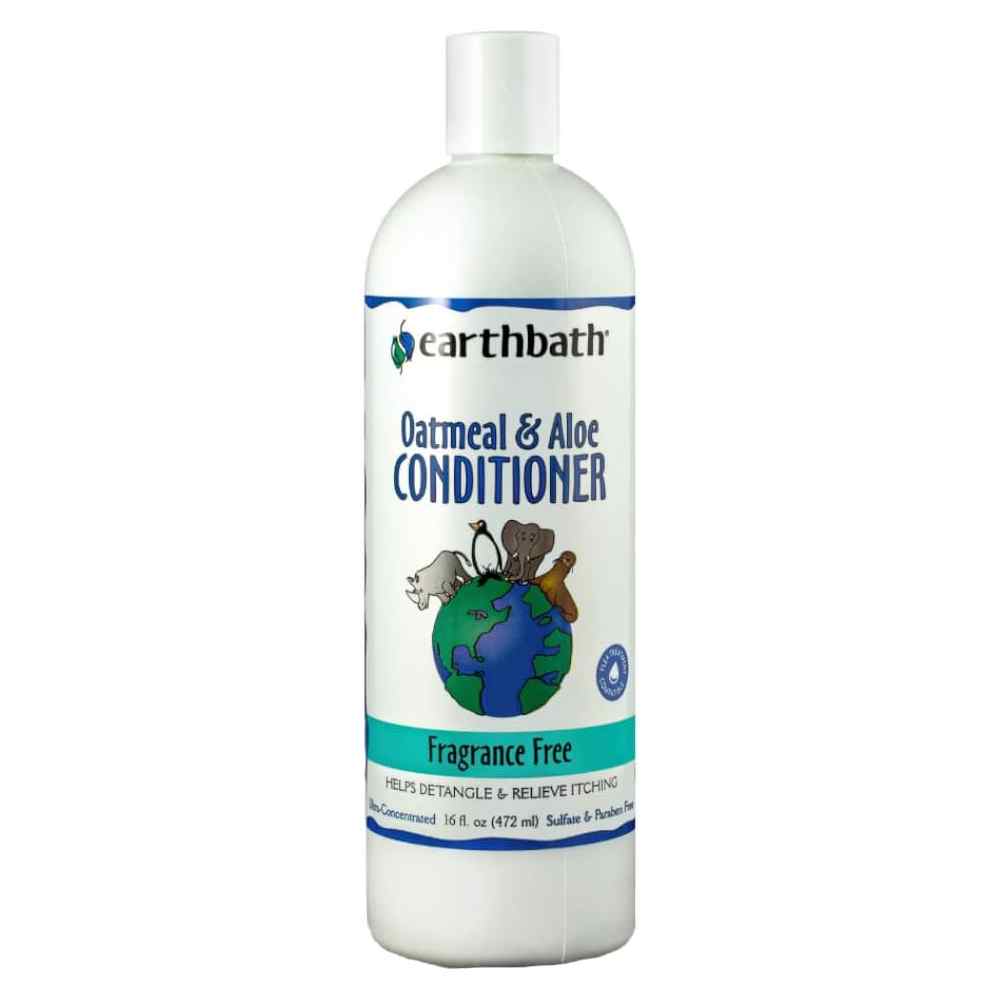 Earthbath - Oatmeal & Aloe Conditioner, Fragrance Free 16Oz
