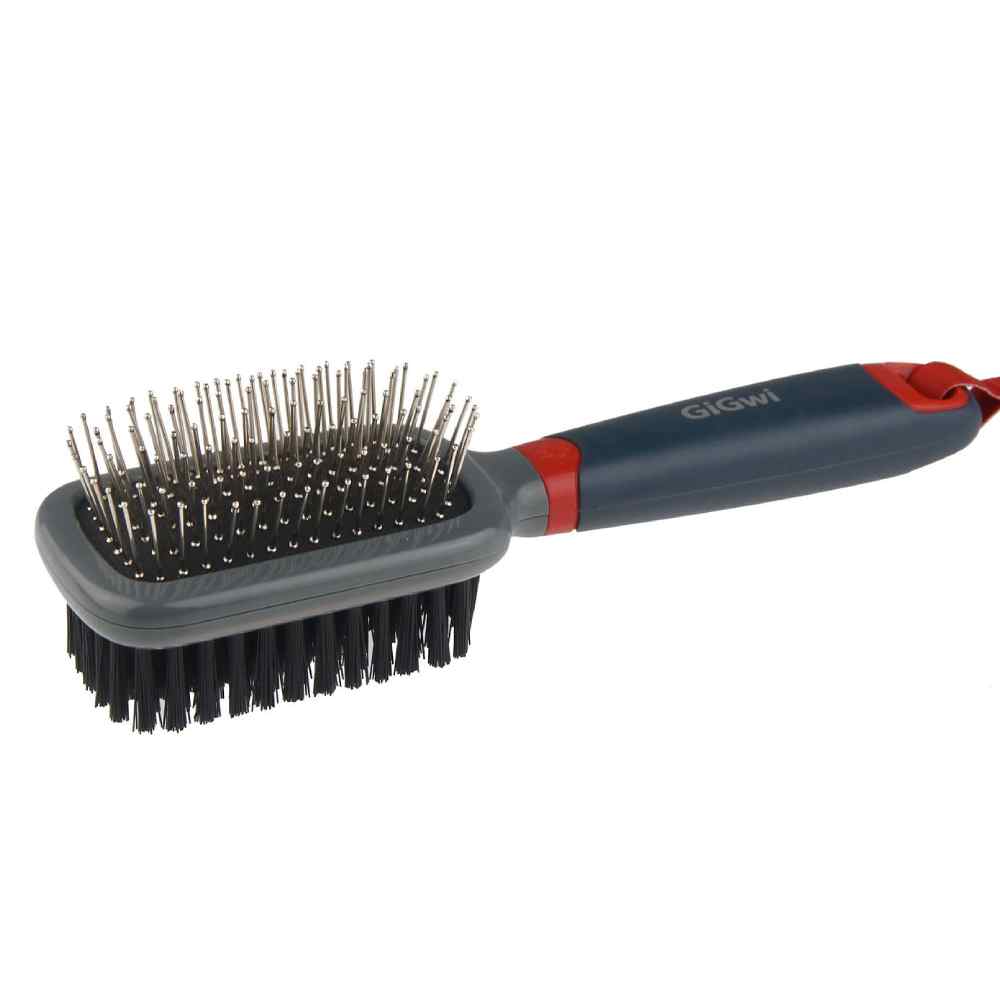 Gigwi - Double-Sided Brush Nylon Bristles & Pins for Dogs and Cats