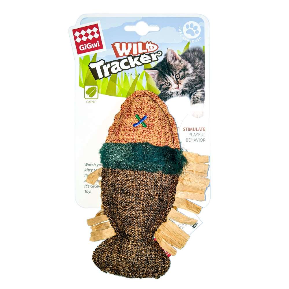 Gigwi - Wild Tracker Fish with Raffia Ribbon