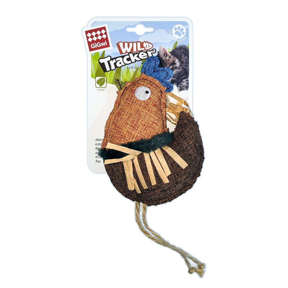 Gigwi - Wild Tracker Chicken with Raffia Ribbon