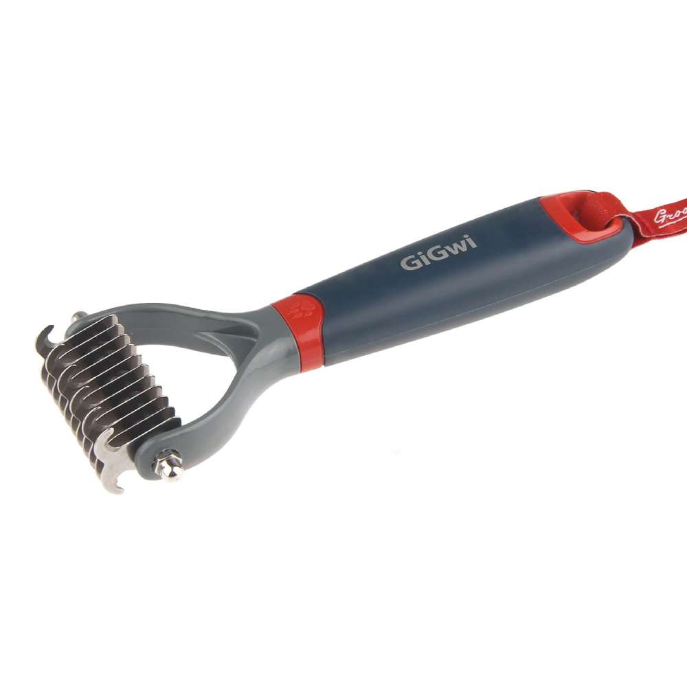 Gigwi - Dual Head Dematting Comb 11 Teeth for Dogs & Cats