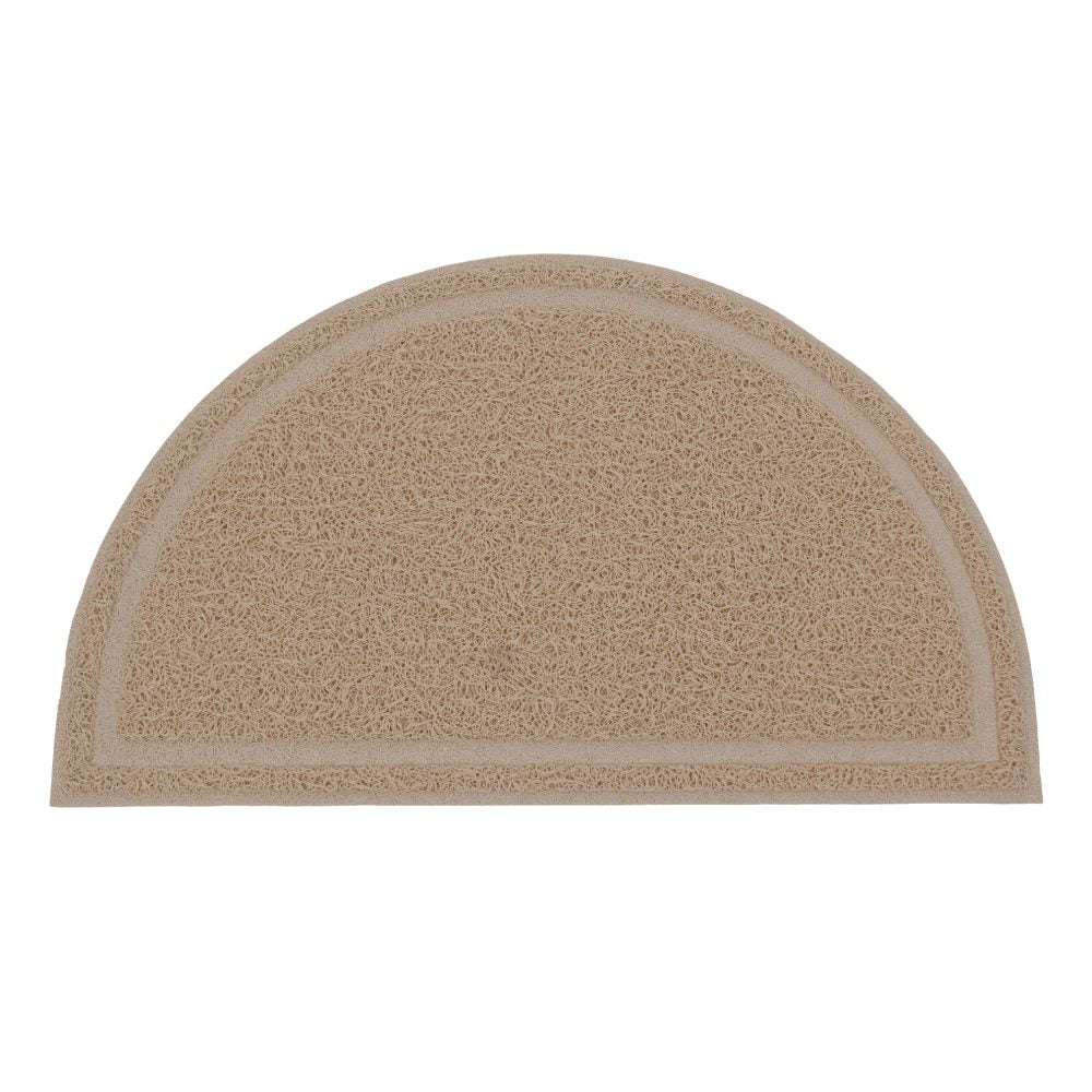 PL - Half-Moon Shape Cat Litter Mat (40 X 25 CM)