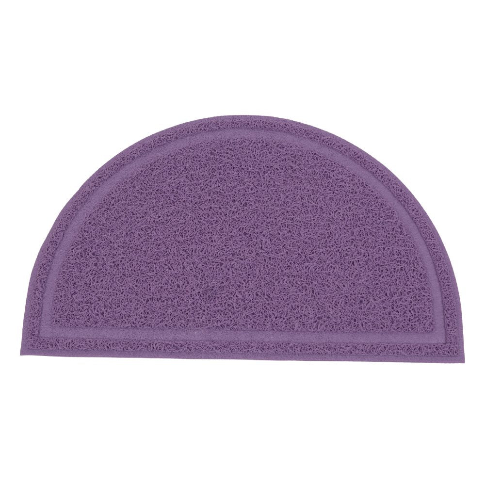 PL - Half-Moon Shape Cat Litter Mat (40 X 25 CM)