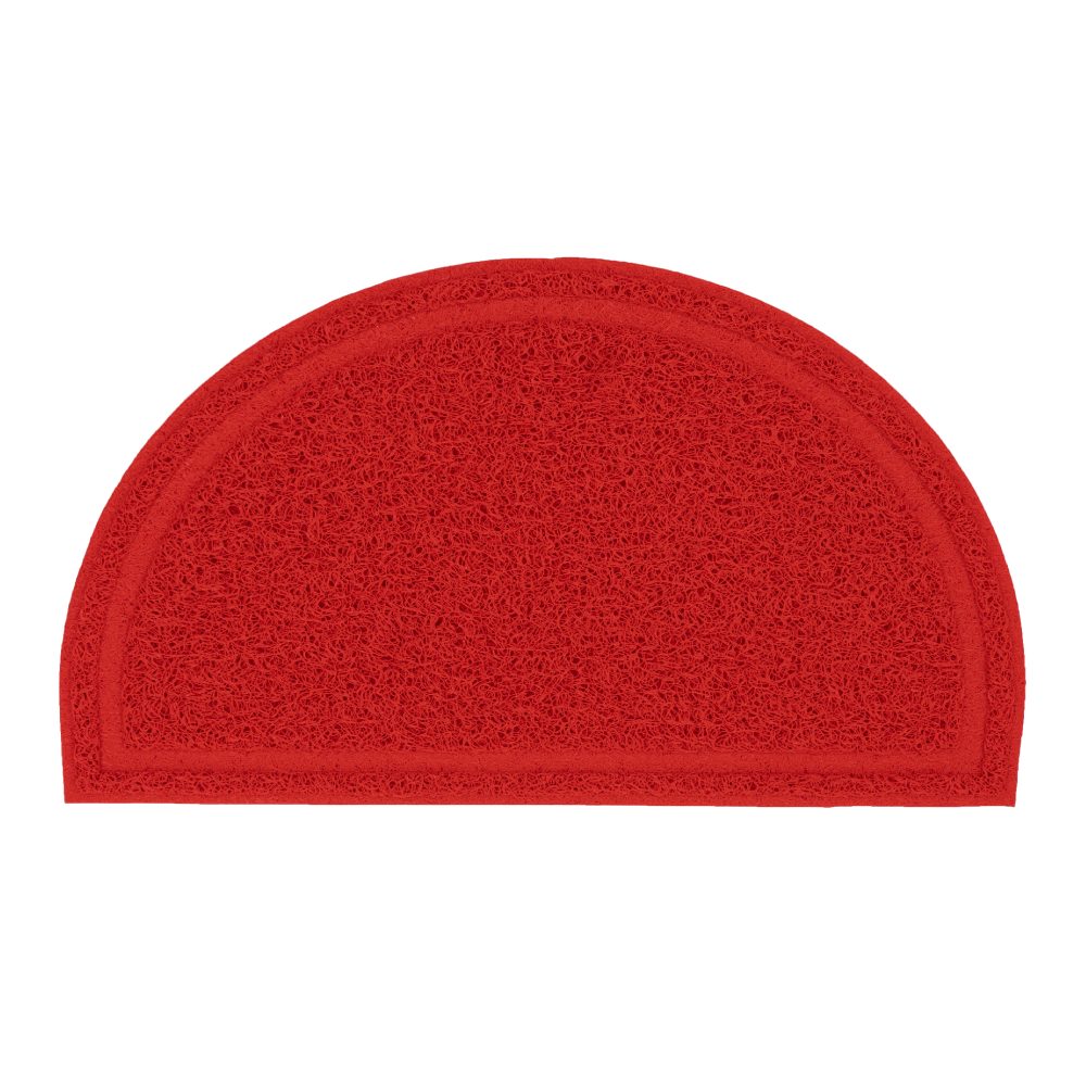 PL - Half-Moon Shape Cat Litter Mat (40 X 25 CM)